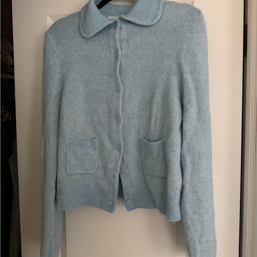 & OTHER STORIES Women's Baby Blue Sweater - Picture 3 of 8
